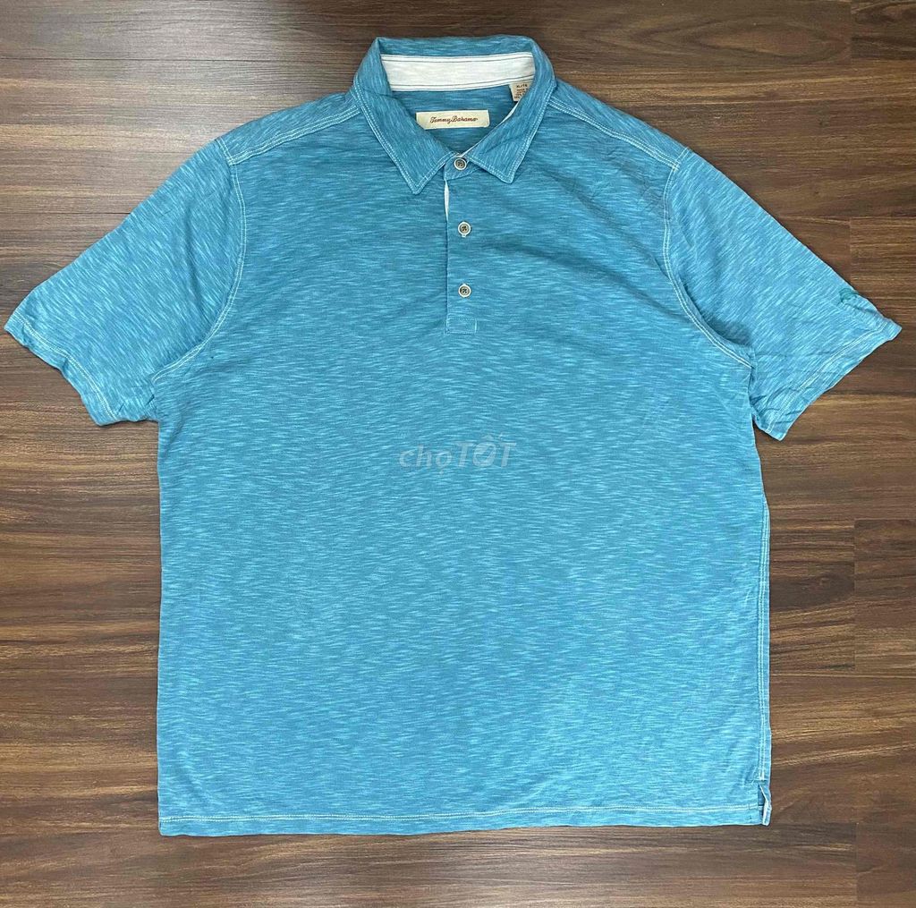 Áo Polo Tommy Bahama Nam Xanh Vải slub. Mua bán Quần áo tại Quận Tân Phú Tp Hồ Chí Minh được đăng bởi Khải Dương 2hand  hình 1