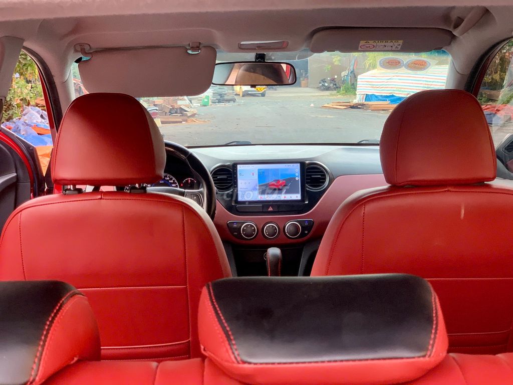 Hyundai i10 1.2 AT màu đỏ cực nét. Mua bán Ô tô tại Huyện Thạch Thất Hà Nội được đăng bởi Nguyễn Cao lâm  hình 6