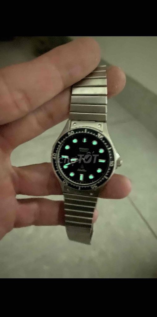 Đồng hồ Seiko Thép Bạc 37mm Dạ quang. Mua bán Đồng hồ tại Thành phố Nha Trang Khánh Hòa được đăng bởi Sang Nguyen hình 1