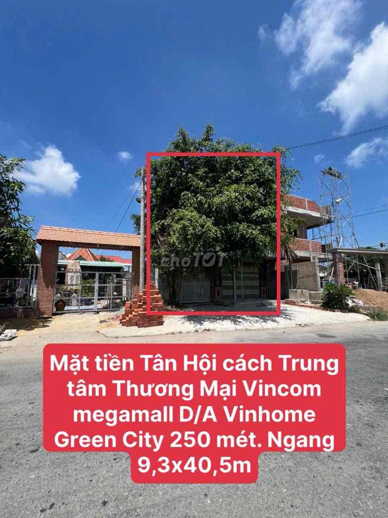 🔴BÁN CẶP 2 LÔ ĐẤT NGANG 9,3M MT TÂN HỘI CÁCH VINCOM GREEN CITY 250MÉT🔴