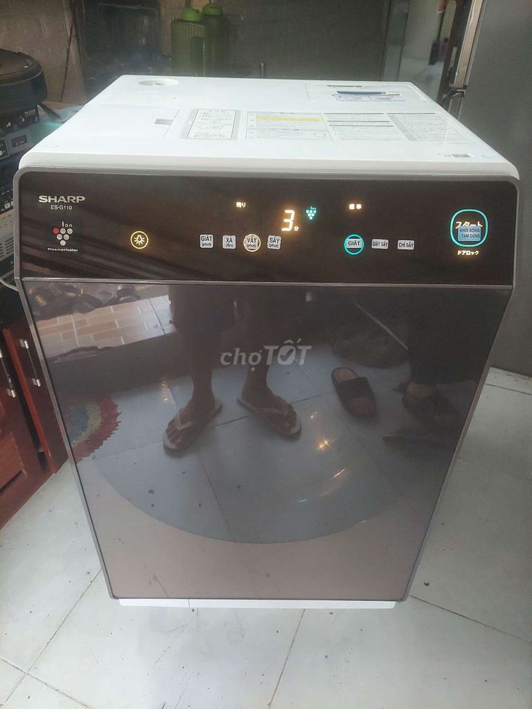 MÁY GIẶT NỘI ĐỊA NHẬT SẤY KHÔ KO CẦN PHƠI BH 1 NĂM. Mua bán Máy giặt tại Quận Bình Thạnh Tp Hồ Chí Minh được đăng bởi Đỗ Đức Anh Tuấn  hình 1