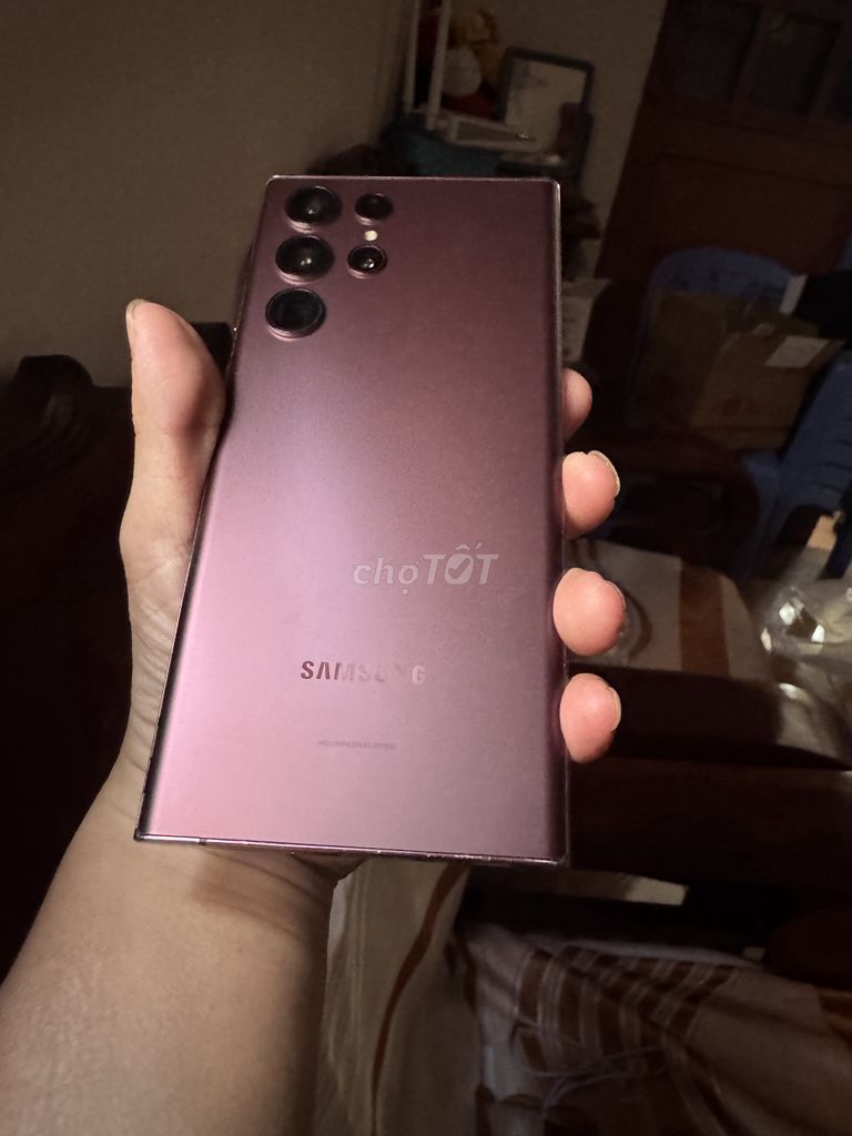 Samsung S22 Ultra 128GB Đỏ đô Mỹ. Mua bán Điện thoại tại Quận Tân Phú Tp Hồ Chí Minh được đăng bởi Johntran hình 1