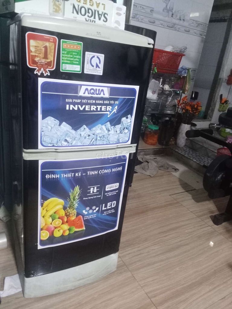 Tủ lạnh Sanyo Aqua 120L Inverter Đen. Mua bán Tủ lạnh tại Huyện Hóc Môn Tp Hồ Chí Minh được đăng bởi đuc trung hình 1
