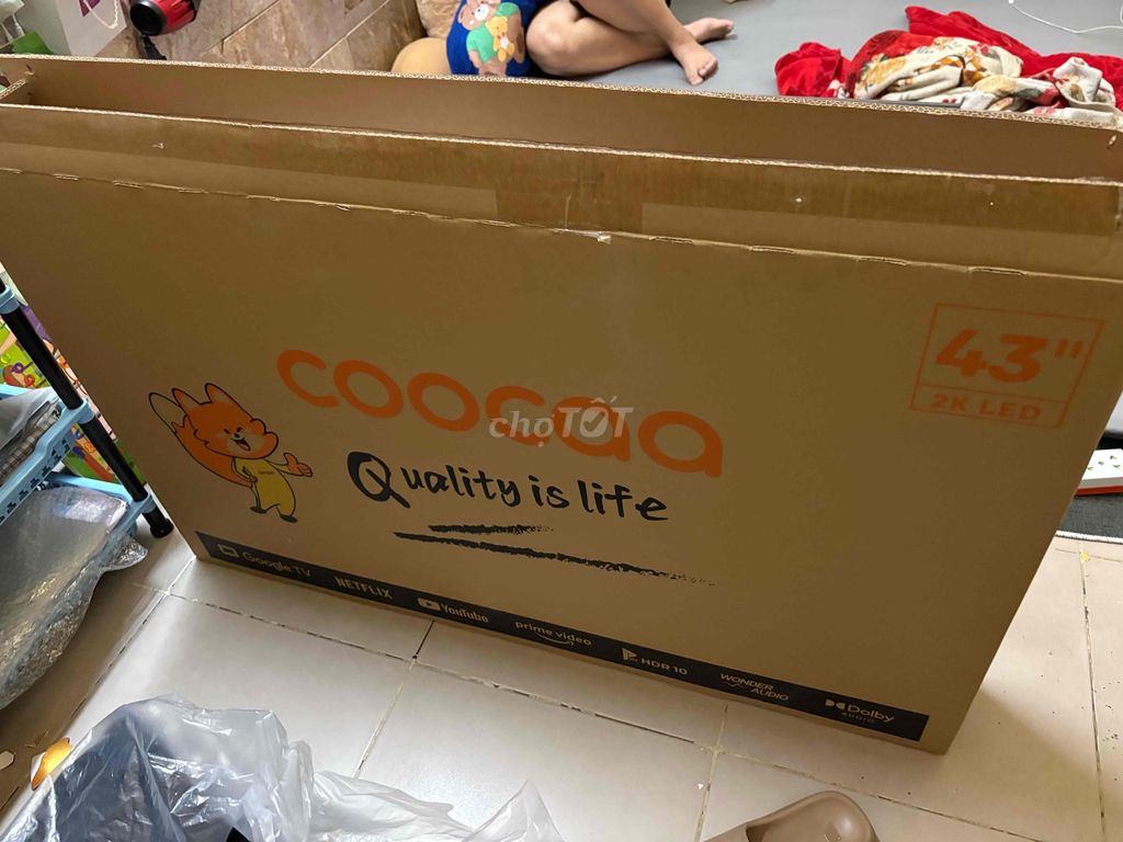Tivi Coocaa 43 inch 2K LED Mới. Mua bán Tivi, Âm thanh tại Quận Tân Phú Tp Hồ Chí Minh được đăng bởi Phạm Ngọc Long hình 1