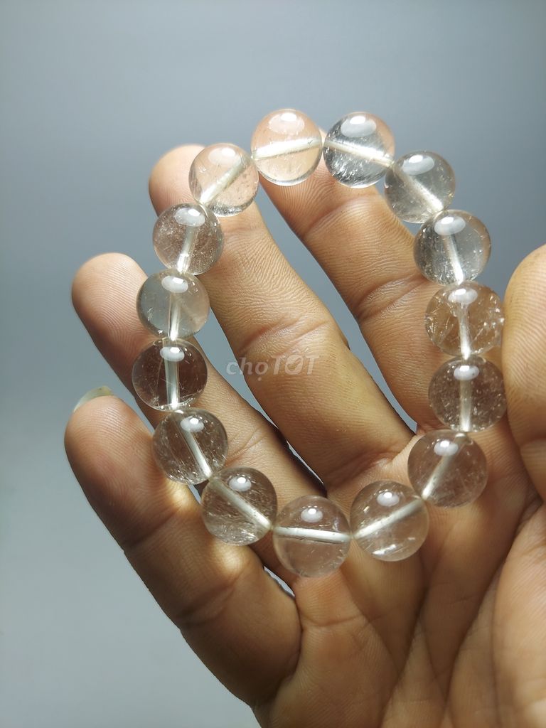 Vòng tay đá thạch anh tóc tơ _ 13.2li. Mua bán Đồ sưu tầm, đồ cổ tại Huyện Vĩnh Cửu Đồng Nai được đăng bởi Thành Tâm hình 1