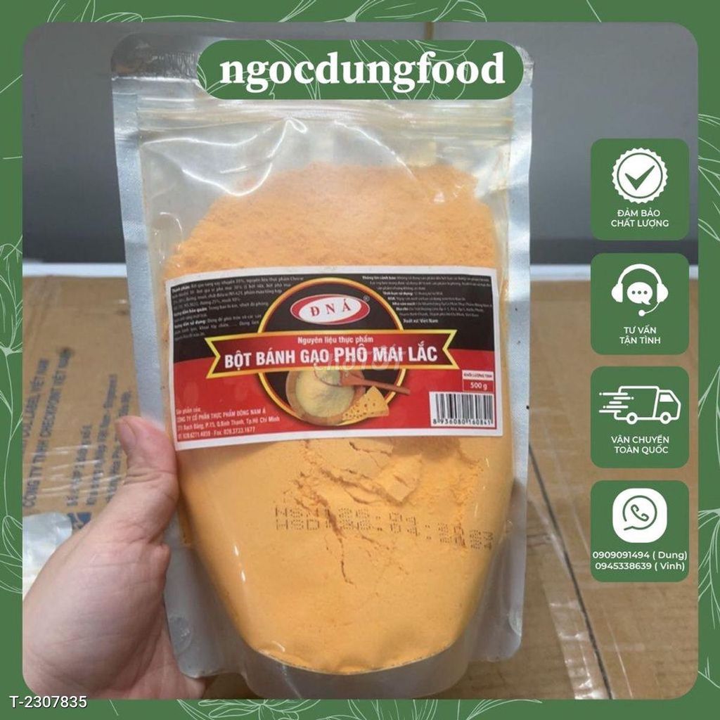 500gr Bột Phô Mai DNA SỈ LẺ. Mua bán Đồ ăn, thực phẩm và các loại khác tại Quận 8 Tp Hồ Chí Minh được đăng bởi Siêu thị Anh Tú 88 hình 1
