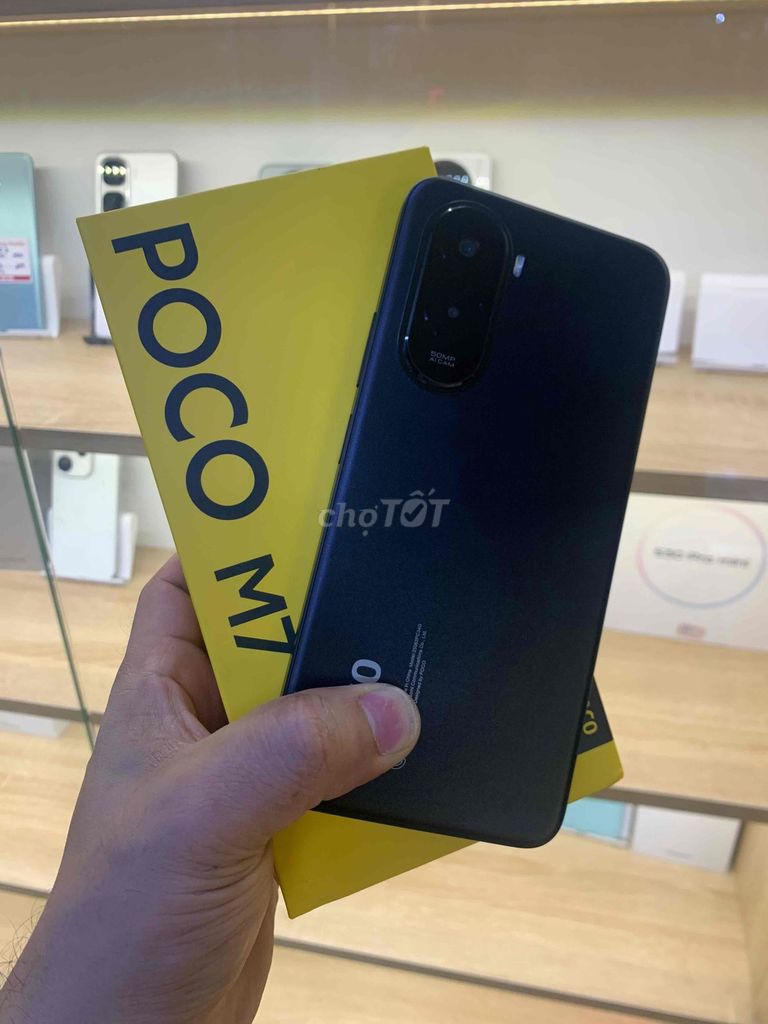 POCO M7 6/128GB fullbox sạc 2 lần máy chính hãng. Mua bán Điện thoại tại Quận Ninh Kiều Cần Thơ được đăng bởi shop một chín tám tám hình 1