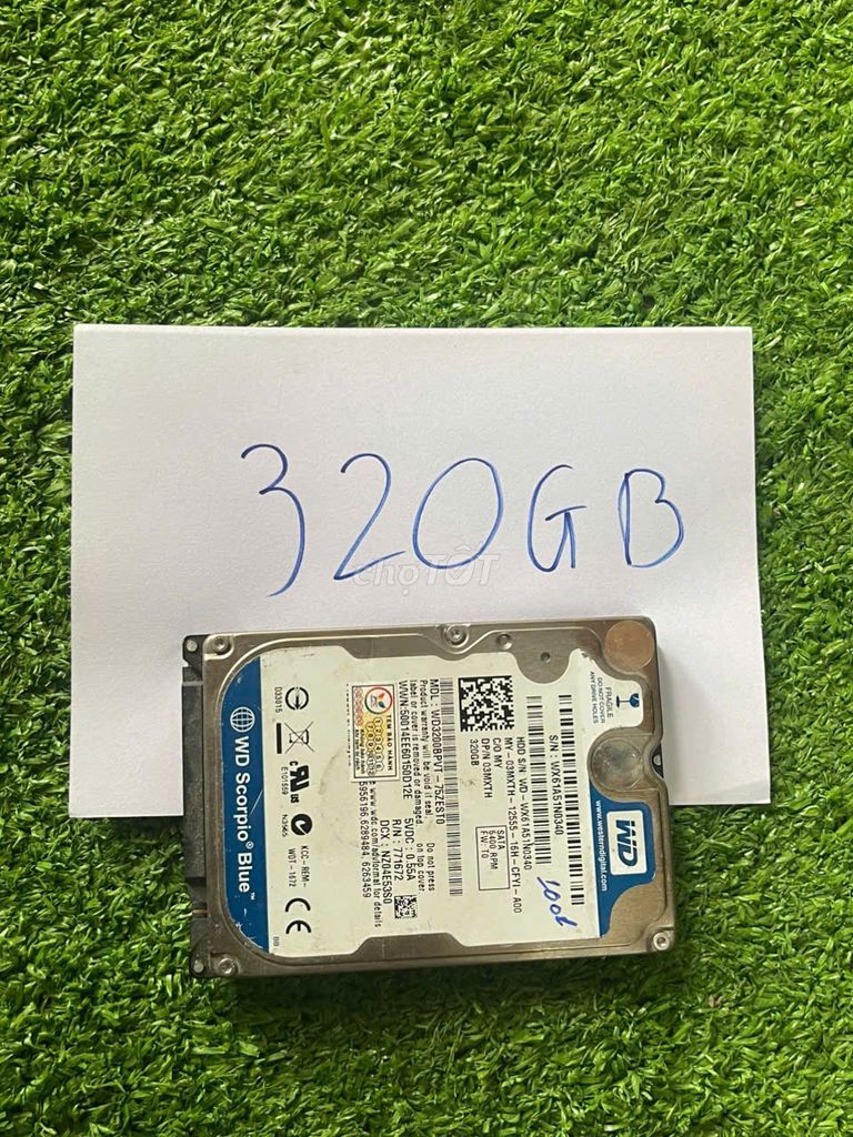Ổ cứng HDD WD Scorpio Blue 320GB. Mua bán Linh kiện (RAM, Card...) tại Thành phố Thủ Đức Tp Hồ Chí Minh được đăng bởi KHO SỈ COMPUTER HCM hình 1