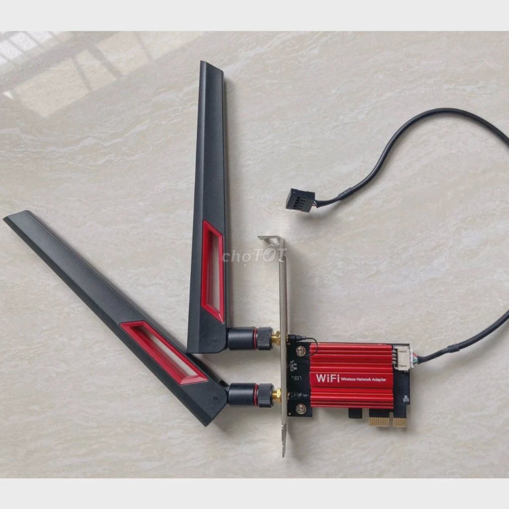 Card WiFi Intel AX200 Đỏ cho máy tính bàn. Mua bán Linh kiện (RAM, Card...) tại Quận Thanh Khê Đà Nẵng được đăng bởi  LAPTOP pc  hình 1
