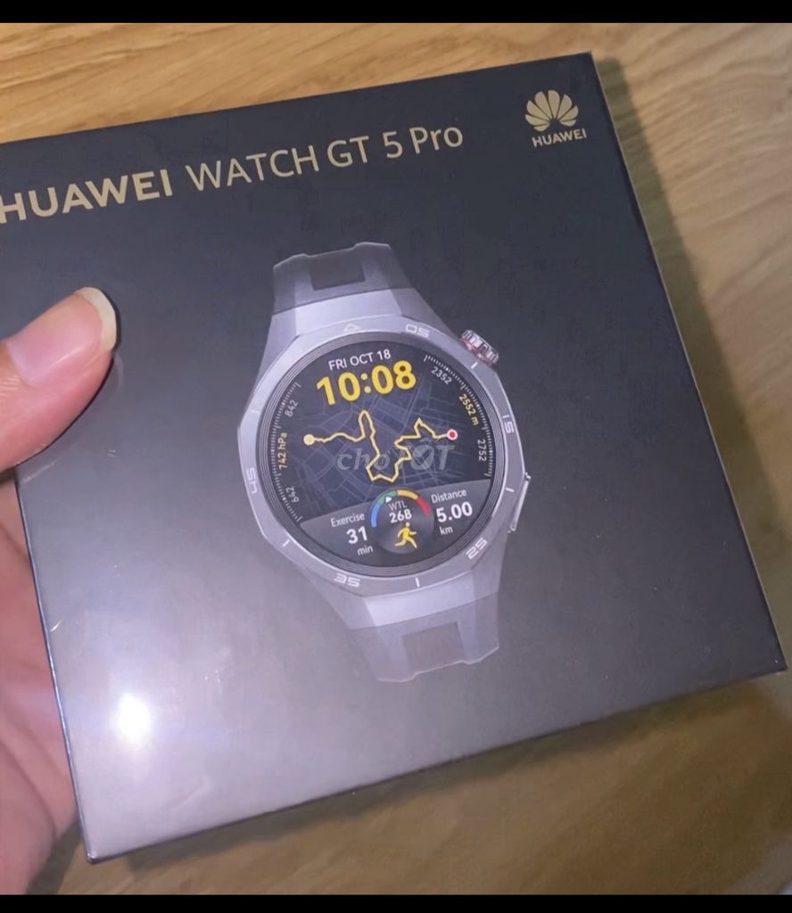 Huawei watch GT5 pro màu đen newseal chính hãng