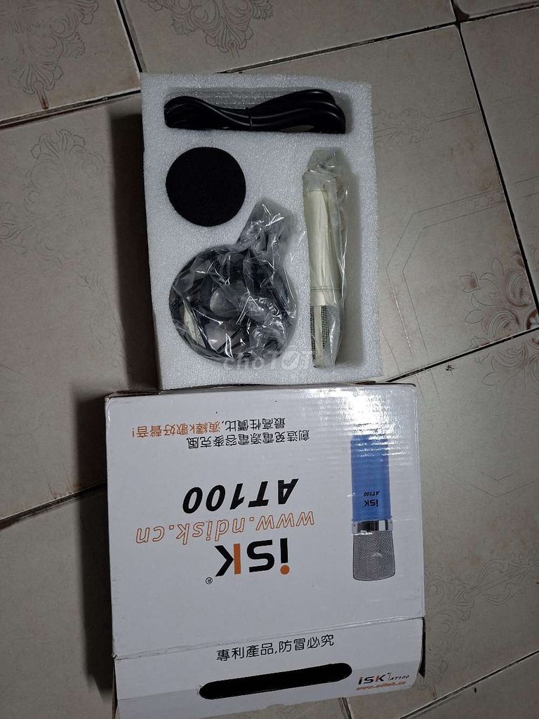 ISK AT100 Bạc Micro Thu Âm. Mua bán Tivi, Âm thanh tại Huyện Củ Chi Tp Hồ Chí Minh được đăng bởi Nguyễn Vĩnh hình 1