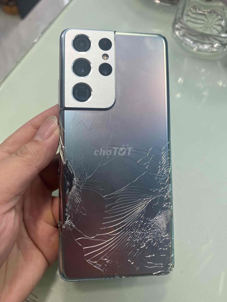 Samsung S21 Ultra Bạc Màn hình bể. Mua bán Điện thoại tại Quận 7 Tp Hồ Chí Minh được đăng bởi Khánh hình 1