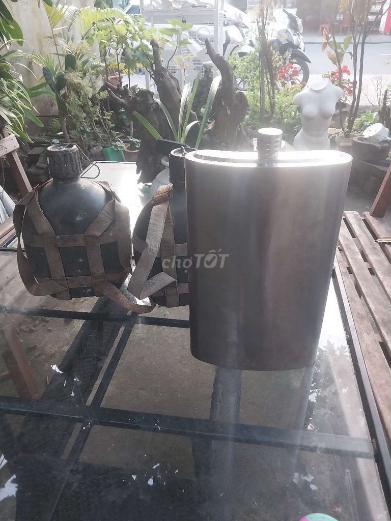 Bình inox đựng rượu cô-nhắc của CCCP cỡ đại