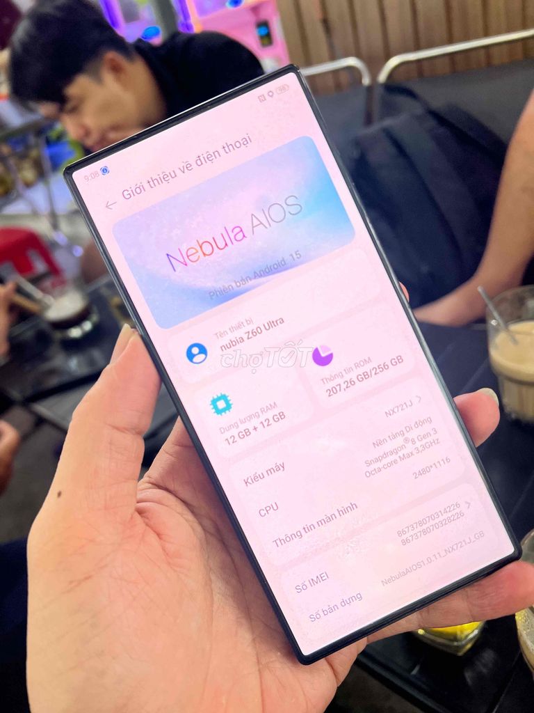 Nubia Z60 Ultra 12GB/256GB Đen 99%. Mua bán Điện thoại tại Quận Bình Tân Tp Hồ Chí Minh được đăng bởi nguyễn sang  hình 1
