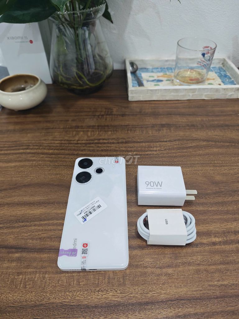 Redmi Turbo 3 12/256 Trắng sạc 90w có ship COD. Mua bán Điện thoại tại Quận Hoàng Mai Hà Nội được đăng bởi Trần Ngọc Hiếu hình 1