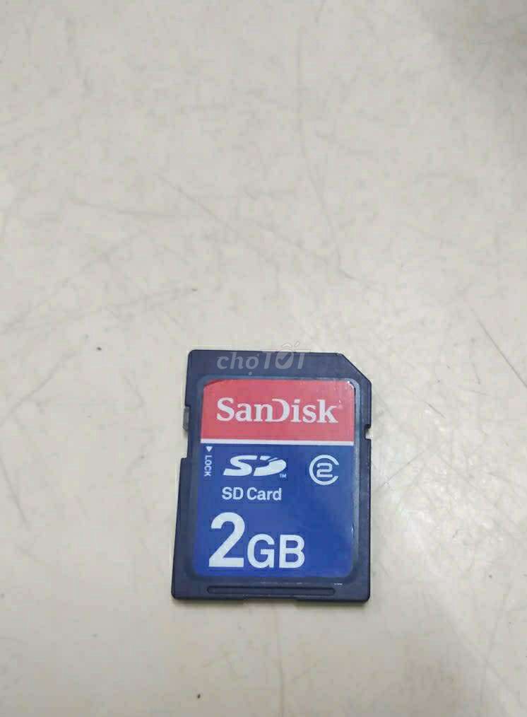 🍋 Dư thẻ nhớ Sandisk 2G