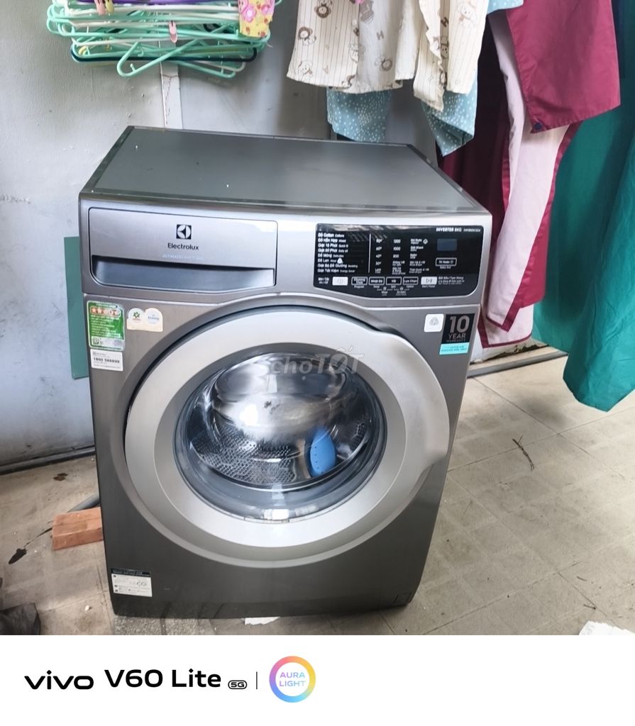 Máy giặt Electrolux EWF8025CQSA Xám 8kg. Mua bán Máy giặt tại Quận Bình Thạnh Tp Hồ Chí Minh được đăng bởi tien luong hình 1