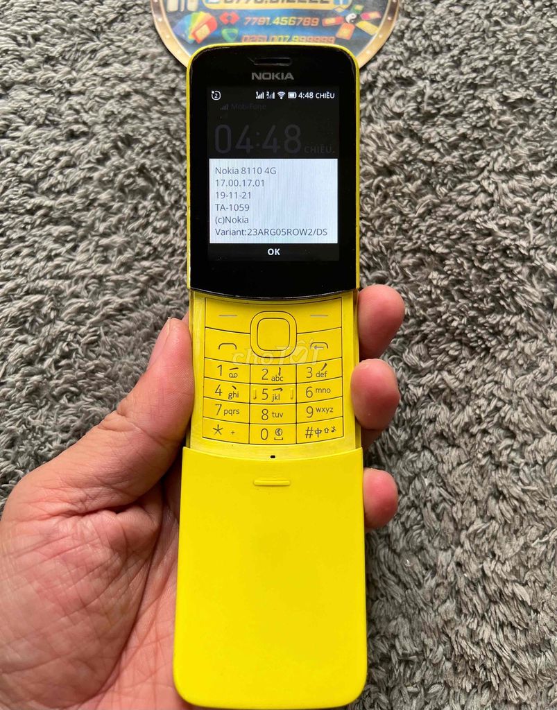 8110 chuối vàng đẹp 95% 4G Wifi phát Wifi hàng fpt. Mua bán Điện thoại tại Quận Bình Thạnh Tp Hồ Chí Minh được đăng bởi Trùm Nokia Cổ SG hình 1