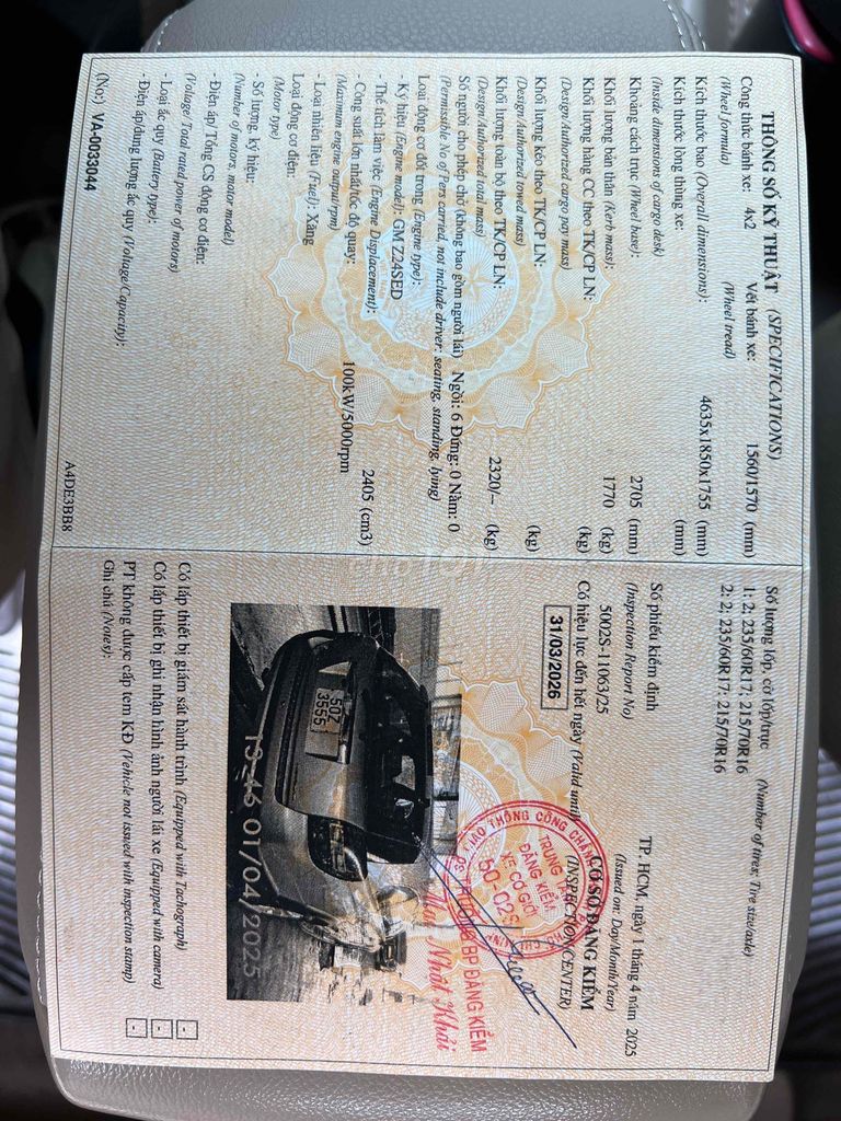 Chevrolet Captiva LT số sàn 7 chổ 2007. Mua bán Ô tô tại Quận 8 Tp Hồ Chí Minh được đăng bởi Đông Mai hình 12