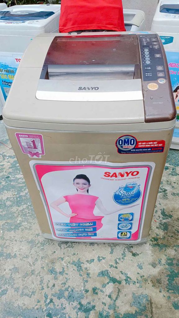 Máy giặt Sanyo 7kg zin đẹp giặt tốt