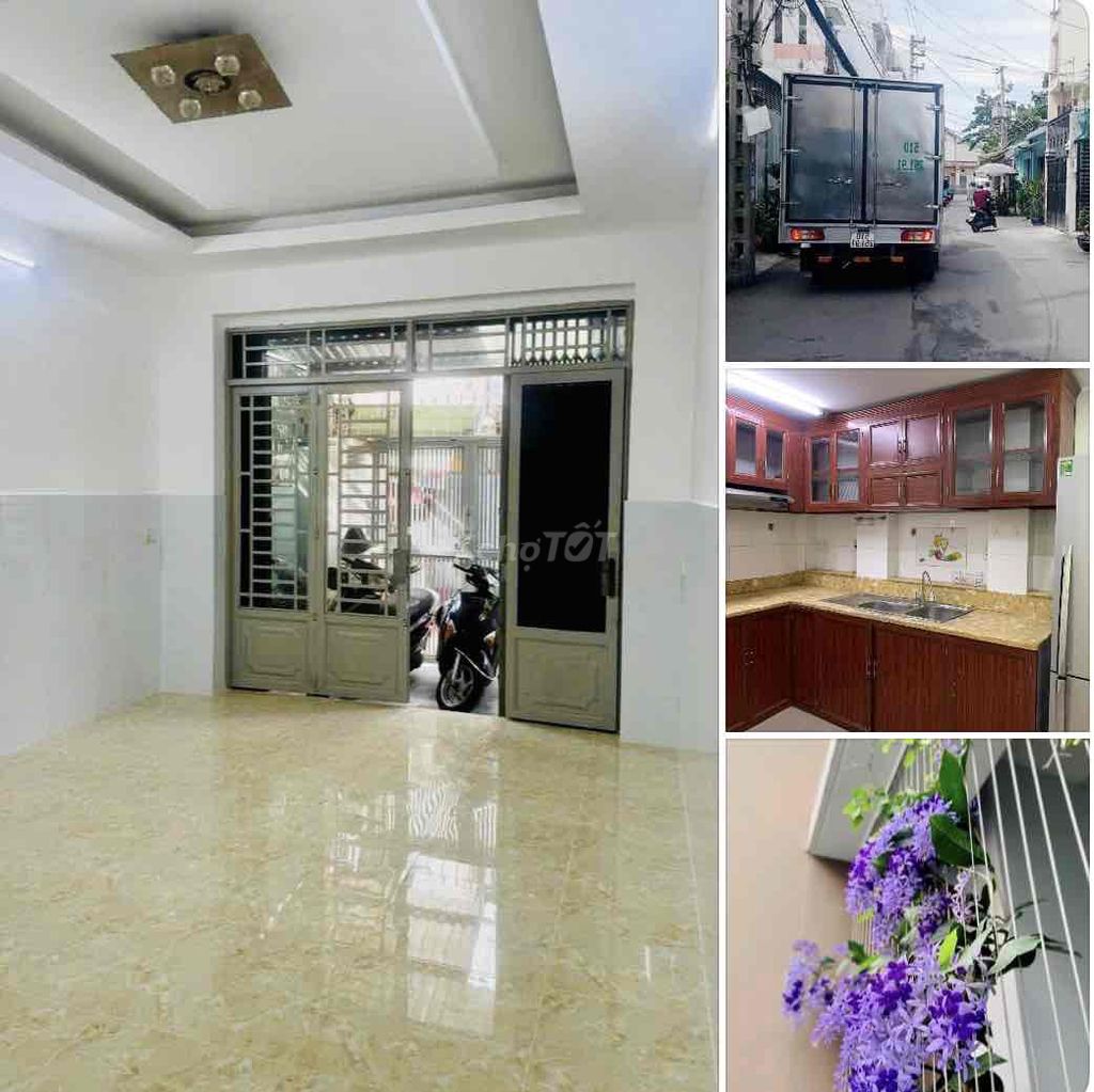 NHÀ RỘNG, H. XE BÁN TẢI, 4x 14m, 2M. LẠNH TỦ LẠNH… ở và Làm việc OK