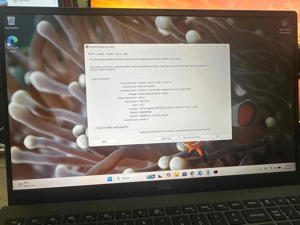 Dell Vostro 5502 i7 16GB/512GB SSD Xám. Mua bán Laptop tại Quận Cầu Giấy Hà Nội được đăng bởi le hieu hình 1