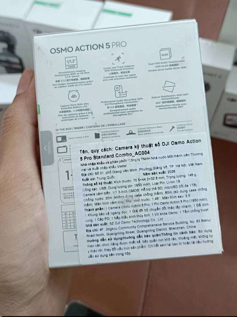 DJI Osmo Action 5 Pro New seal VN . Mua bán Máy ảnh, Máy quay tại Quận Thanh Khê Đà Nẵng được đăng bởi TT PHONE SALE GIÁ SỈ hình 1