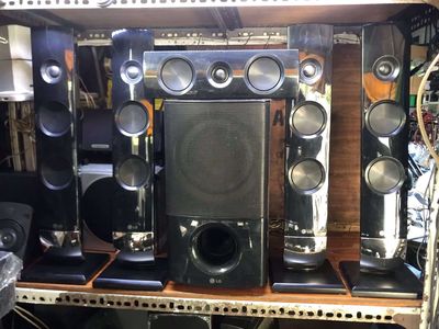 Bộ sub hơi + 5 loa LG   hoạt động tốt  thiếu ampli. Mua bán Tivi, Âm thanh tại Quận 11 Tp Hồ Chí Minh được đăng bởi Lê Thụy