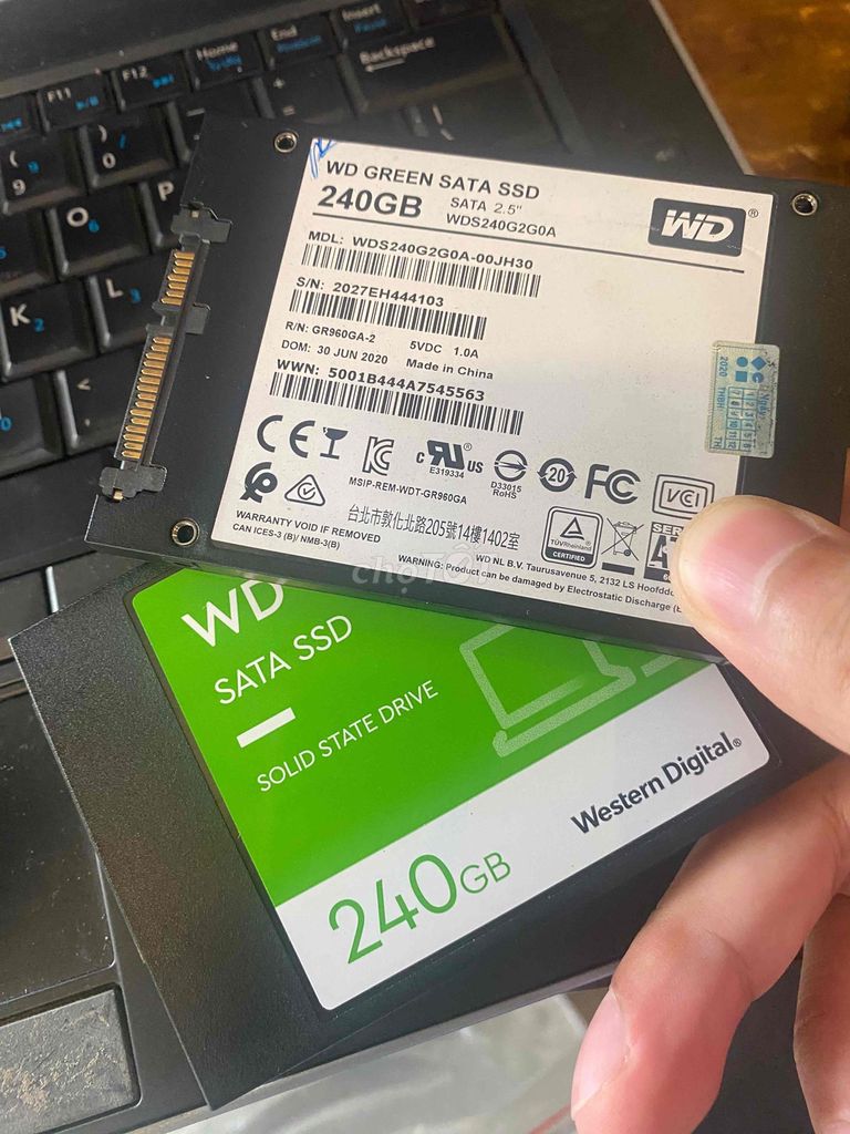 SSD Western Digital WD Green SATA 240GB Win 10. Mua bán Linh kiện (RAM, Card...) tại Quận 7 Tp Hồ Chí Minh được đăng bởi Jack Nguyễn hình 1