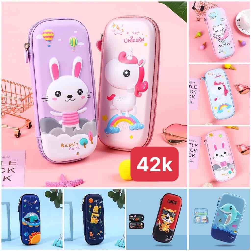 💓HỘP ĐỰNG BÚT 3D CHO BÉ 👉42k