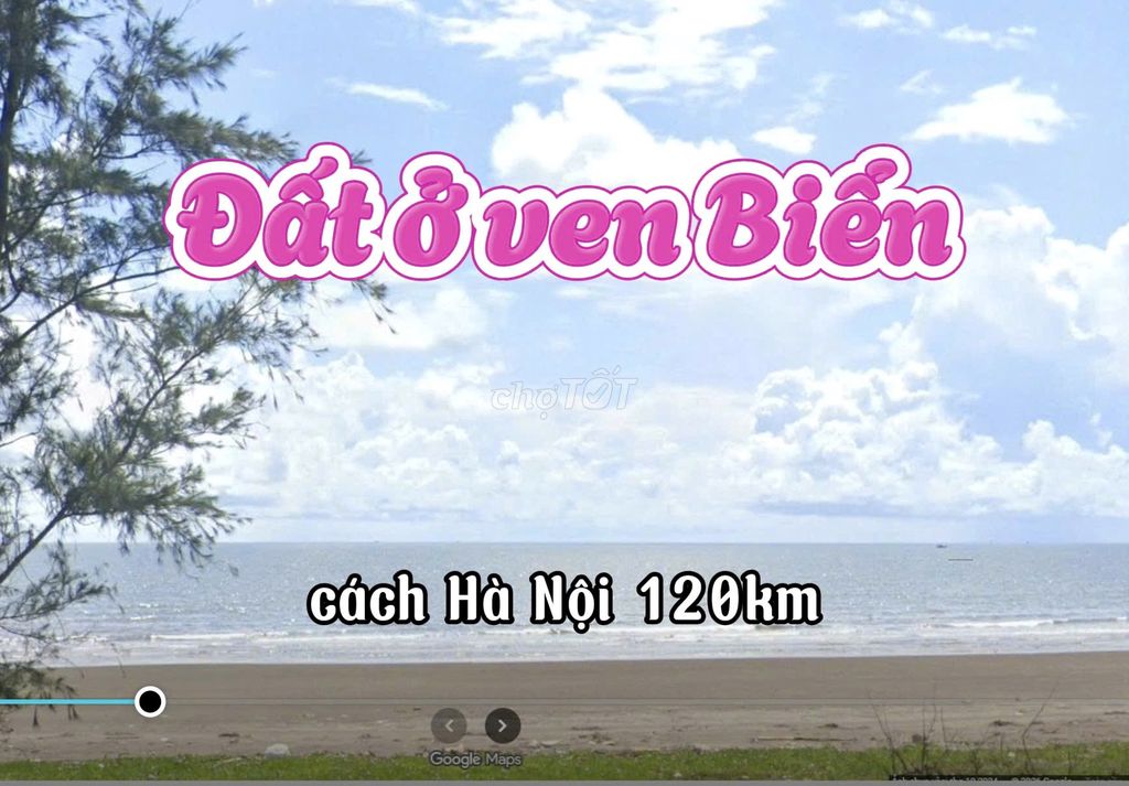 bán lô đất ở sát biển cách hà nội 120km làm homstay khách sạn đều được