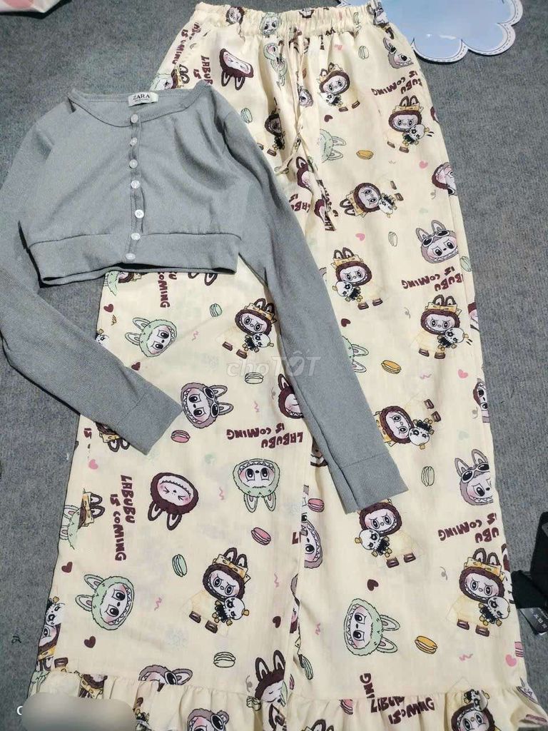 Đồ ngủ nữ Zara vải Hoạt hình. Mua bán Quần áo tại Huyện Kiên Lương Kiên Giang được đăng bởi Xí Muội hình 1
