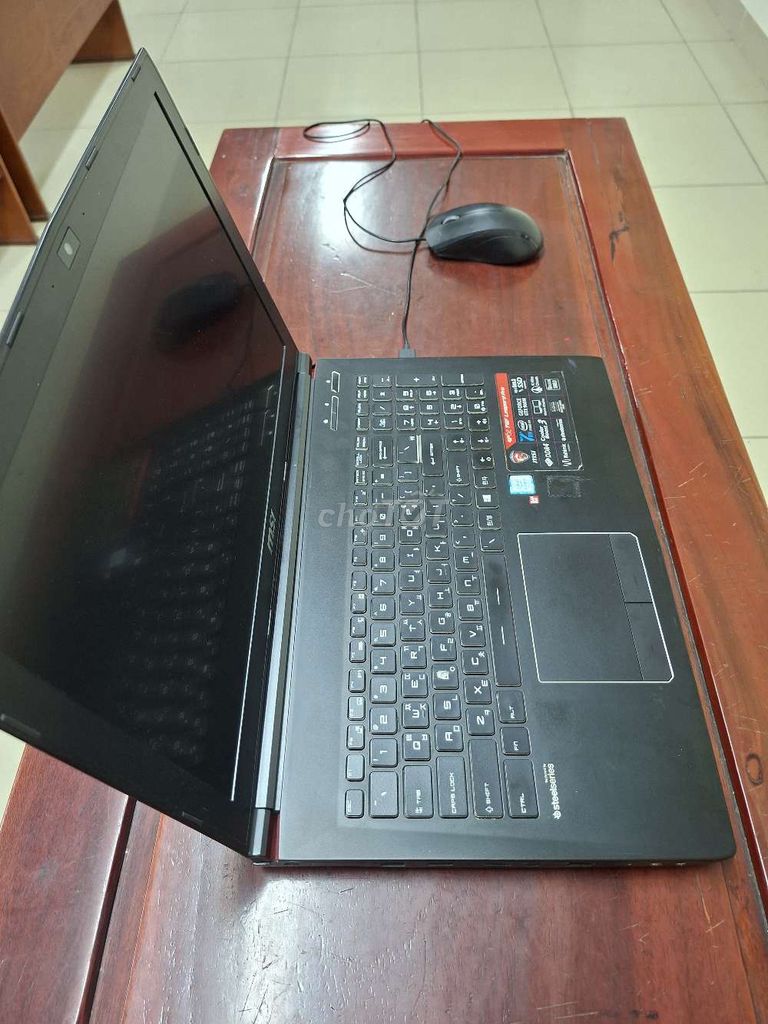 MSI 6GP62 7QF i7-7700HQ 8GB GTX 960M Đen. Mua bán Laptop tại Quận Hà Đông Hà Nội được đăng bởi Tnguyen hình 1