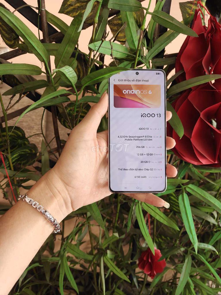 iQOO 13 5G 256GB Trắng Snapdragon 8 Elite 98% gl. Mua bán Điện thoại tại Thành phố Thuận An Bình Dương được đăng bởi Đạt Bình Dương hình 1