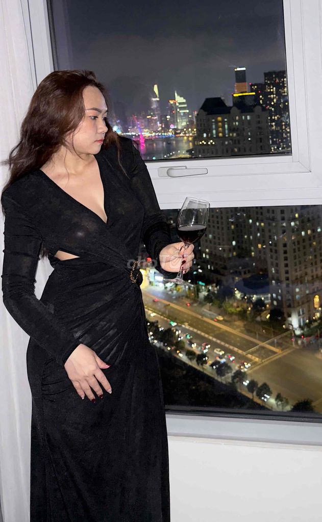 Đầm dạ tiệc thiết kế sexy Nữ Đen size M. Mua bán Quần áo tại Quận Bình Thạnh Tp Hồ Chí Minh được đăng bởi Ly hình 1