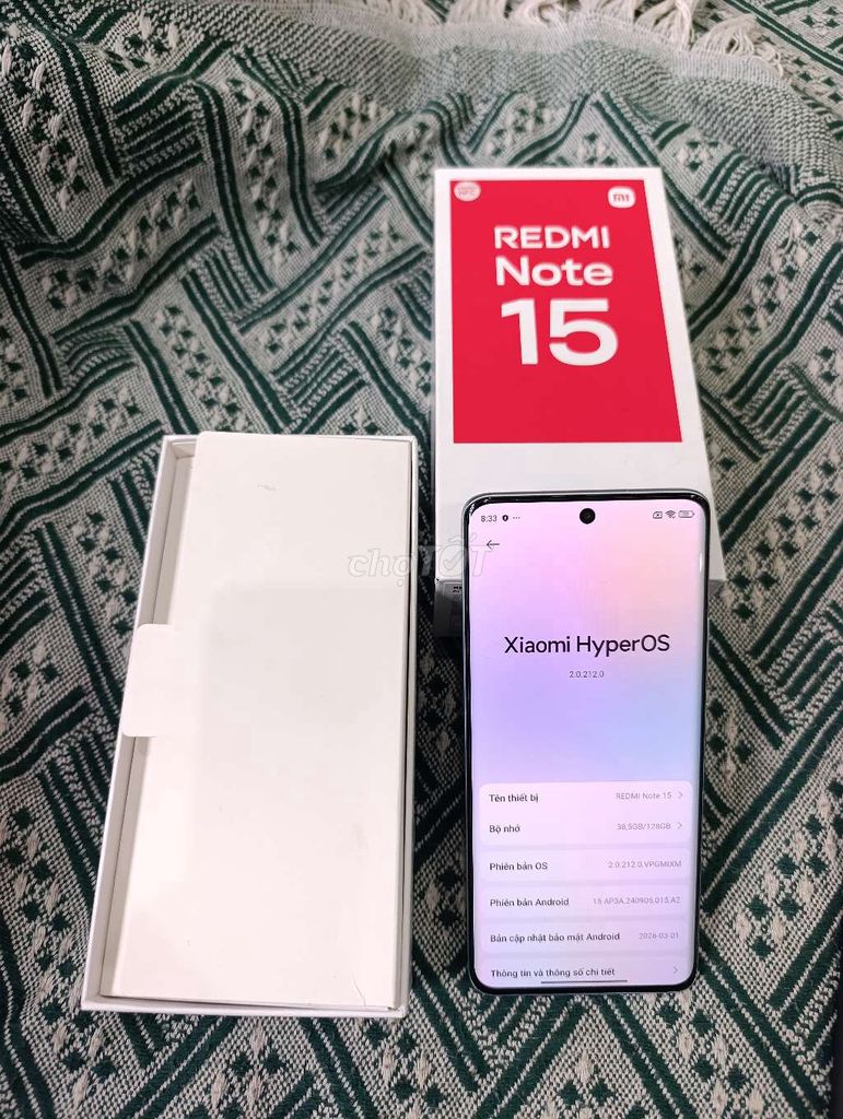Note 15 siêu mới bảo hành hãng 1,5 năm. Mua bán Điện thoại tại Quận Hà Đông Hà Nội được đăng bởi Giá Tốt hình 1