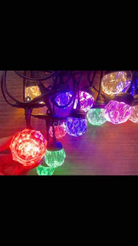 Đèn LED trang trí Kim Cương 10m 15 bóng nhiều màu. Mua bán Đèn tại Quận 6 Tp Hồ Chí Minh được đăng bởi Chiêu hình 1
