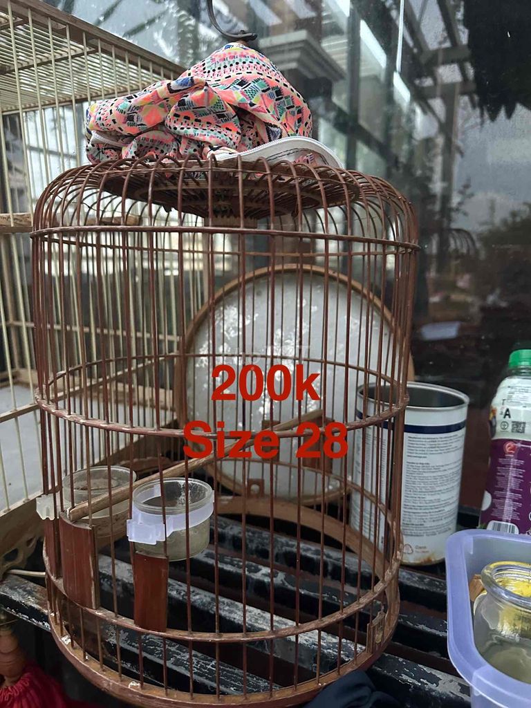 Thanh lý lồng chim khuyên, hút mật, chào mào cũ