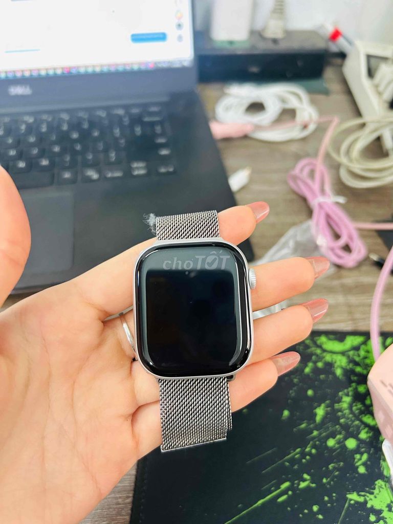 apple watch serues 10 46mm bản nhôm mà trắng