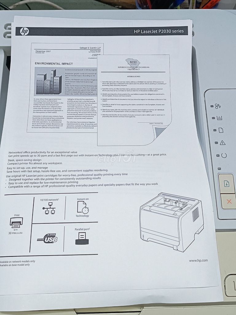 Máy in HP 2035 In Đẹp