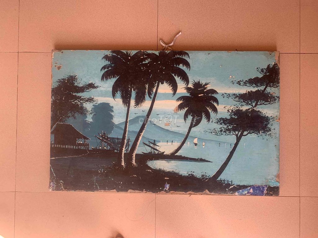 Tranh sơn dầu Phong cảnh. Mua bán Đồ sưu tầm, đồ cổ tại Thành phố Vinh Nghệ An được đăng bởi SƠN TRƯỜNG hình 1