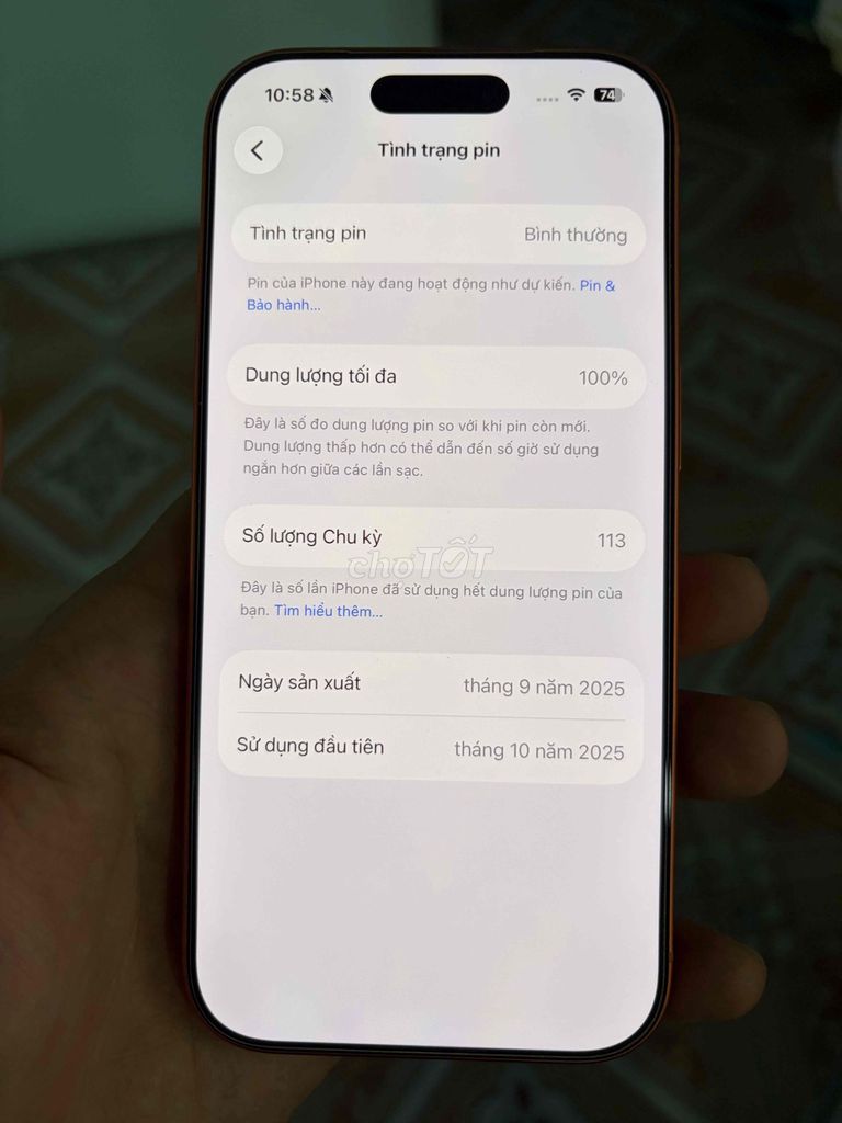 Apple iPhone 17 Pro cam 256gb zin all. Mua bán Điện thoại tại Huyện Đan Phượng Hà Nội được đăng bởi Đăng Quang hình 1