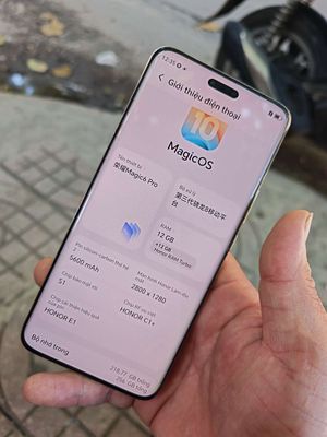 Honor Magic6 Pro 256GB Trắng Đã qua sử dụng. Mua bán Điện thoại tại Quận Hà Đông Hà Nội được đăng bởi ngọc bảo