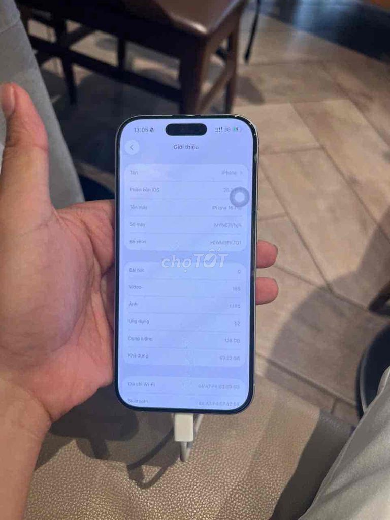 Apple iPhone 16 Pro Trắng VN/A. Mua bán Điện thoại tại Quận Tân Phú Tp Hồ Chí Minh được đăng bởi Khang Hoang hình 1