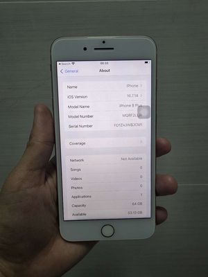 Apple iPhone 8 Plus 64GB Vàng
