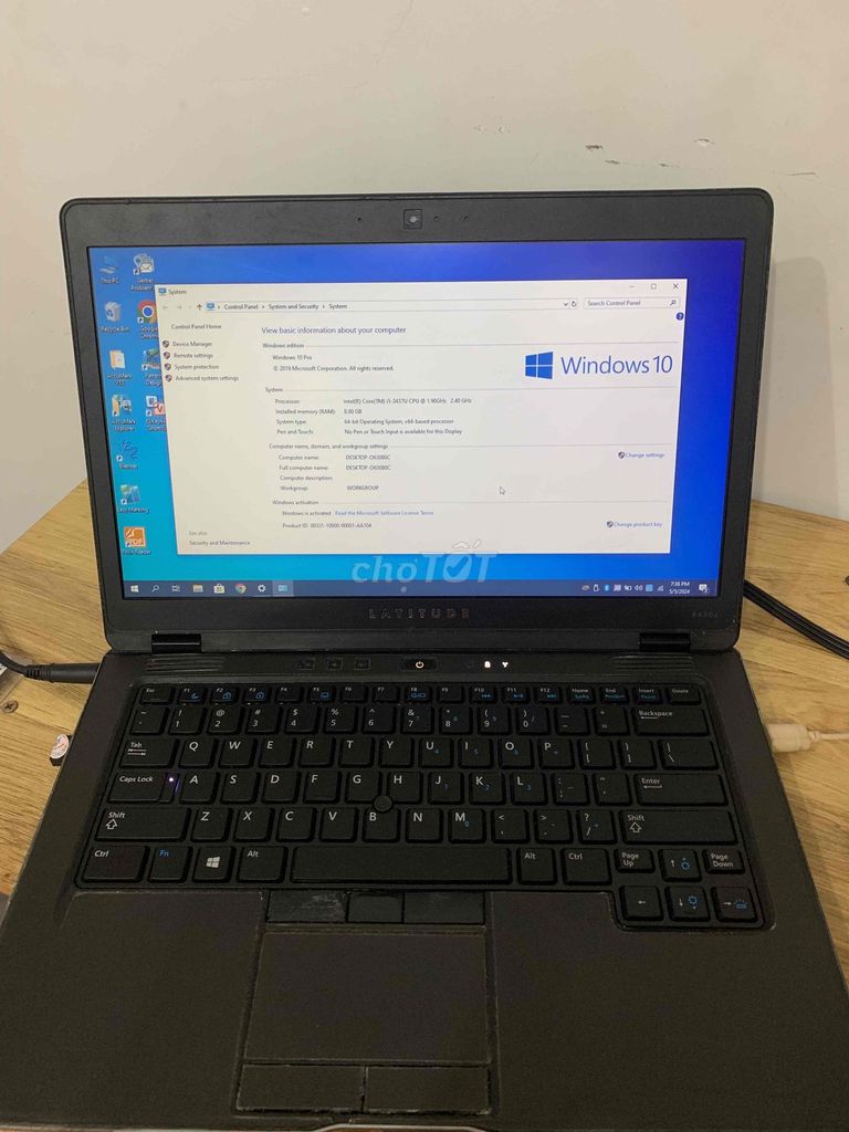 Laptop Dell Lattitude - Máy dùng bình thường