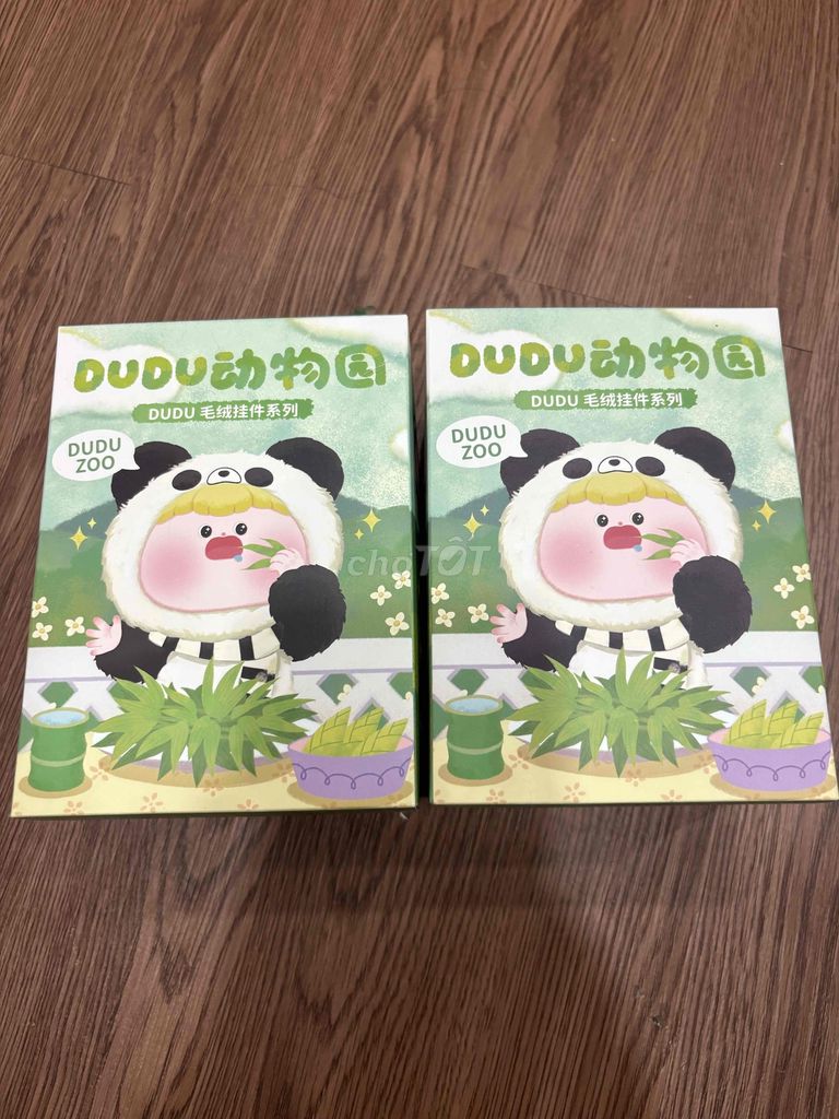 pass 2 hộp Dudu zoo cho bé baby three blind box