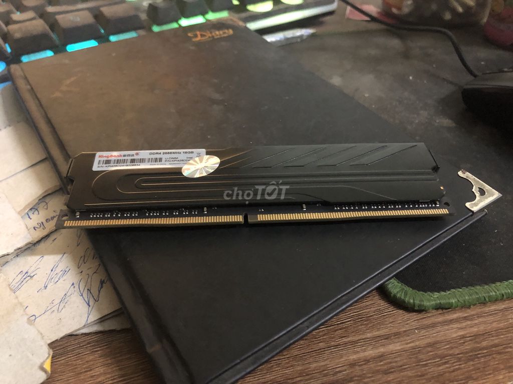 RAM KingBank DDR4 2666MHz 16GB Đen. Mua bán Linh kiện (RAM, Card...) tại Huyện Ứng Hòa Hà Nội được đăng bởi Lê Đại Nam hình 1
