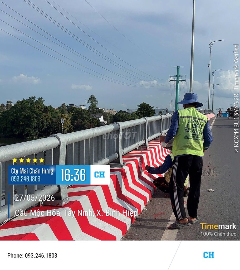 Thi công hộ lan can Bê tông. Dịch vụ tại Huyện Thủ Thừa Long An được đăng bởi Chấn Hưng Company hình 1
