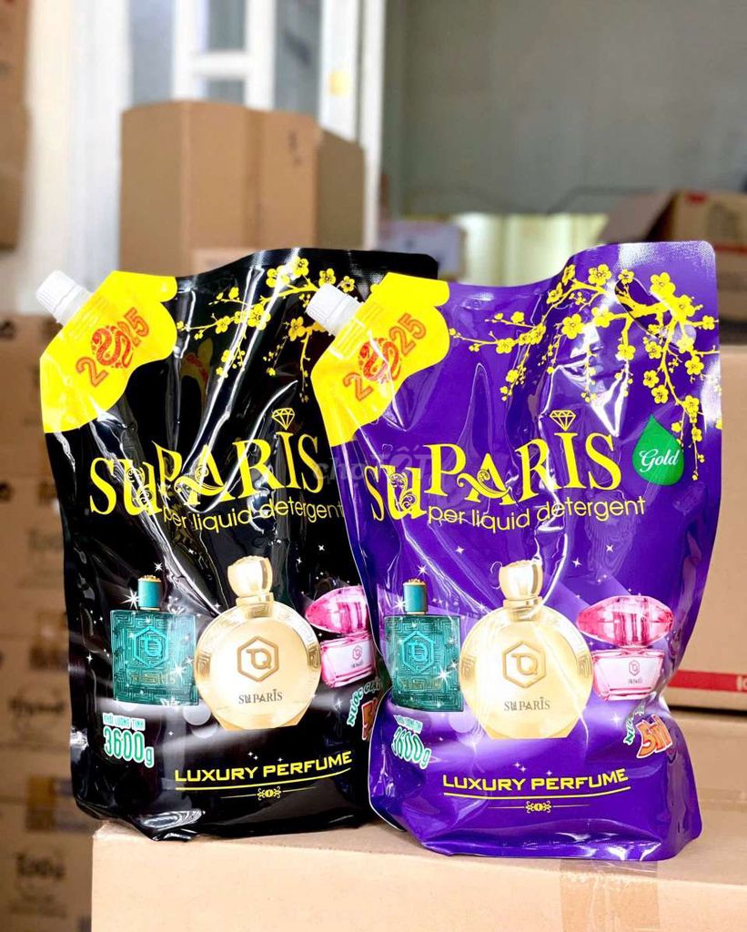 Nước giặt xả 5in1 PARIS hương hoa thơm ngát 3.6kg